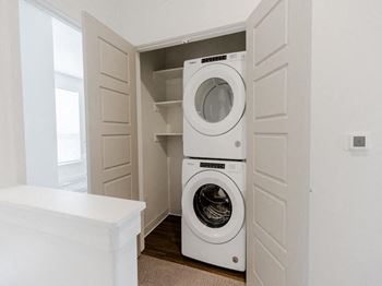 Full size washer and dryer in each townhome